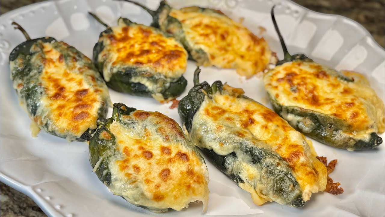 RECETA NUNCA ANTES VISTA DE CHILES RELLENOS /  CHILES RELLENOS DE QUESO CREMA CON CAMARON