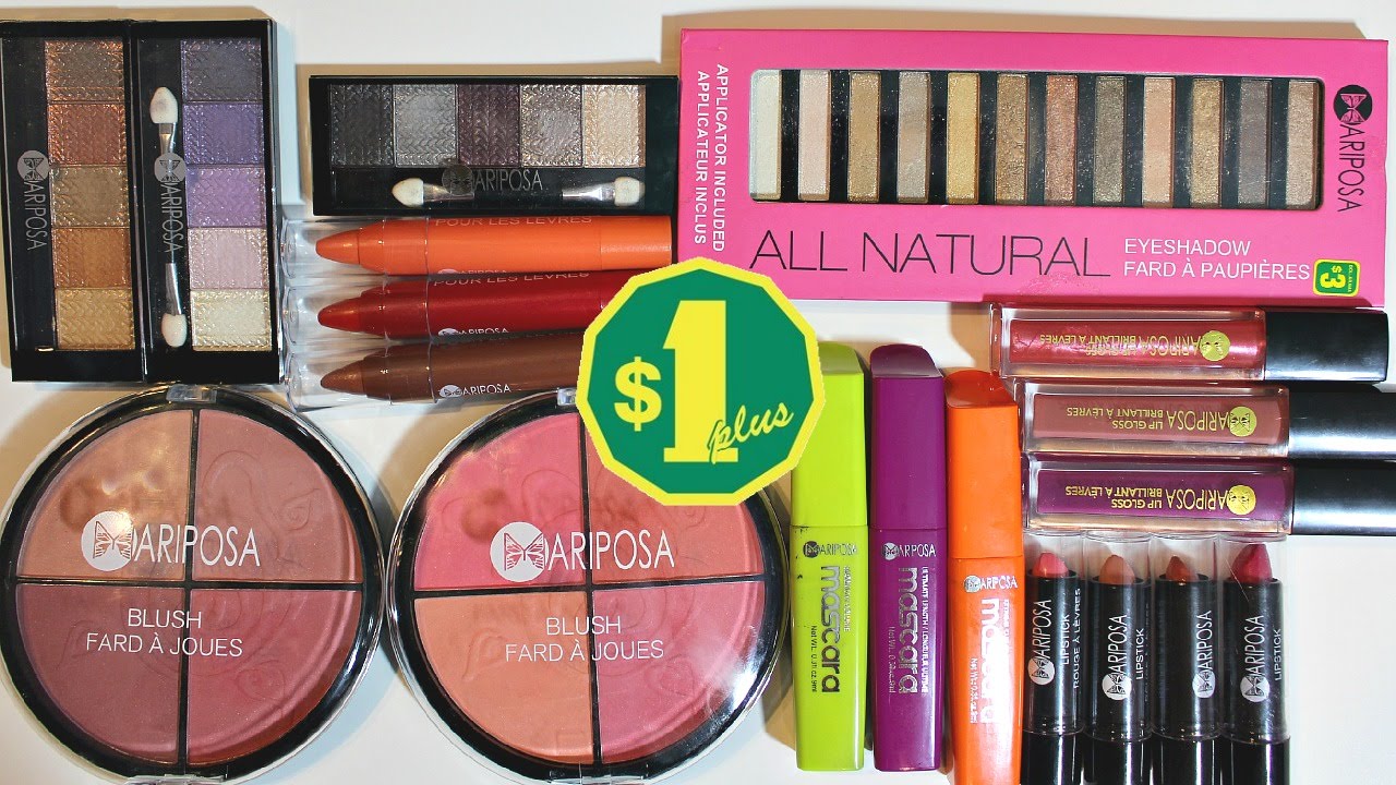 Dollarama Makeup Haul (Mariposa Makeup) + Review! | samantha jane