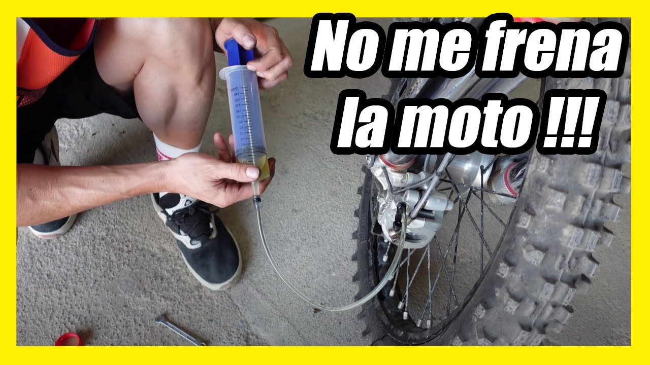 🔴COMO CAMBIAR LIQUIDO DE FRENOS MOTO de ENDURO y CROSS + PURGAR FRENO