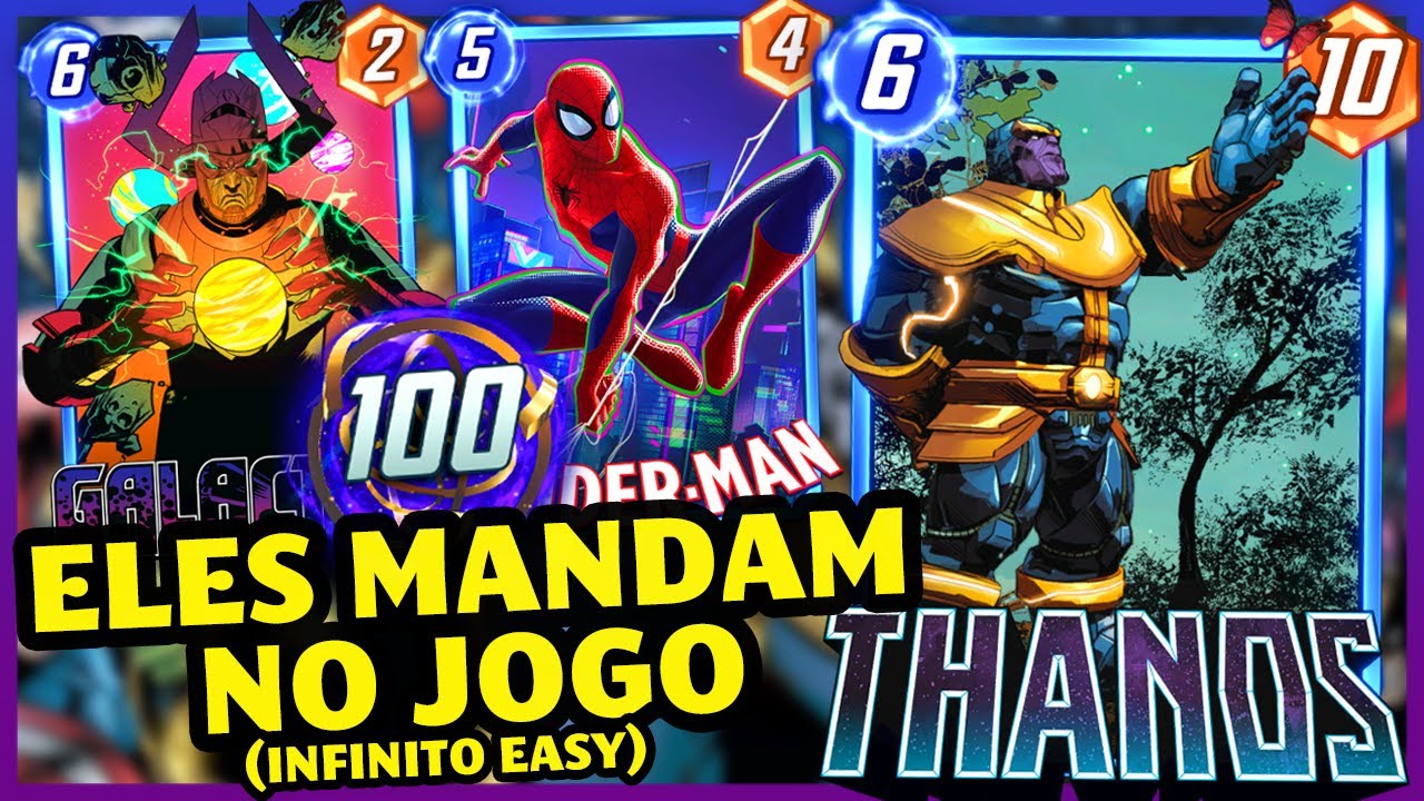 PEGUE SEU INFINITO FÁCIL COM THANOS E GALACTUS AGORA MESMO!  |Marvel Snap|