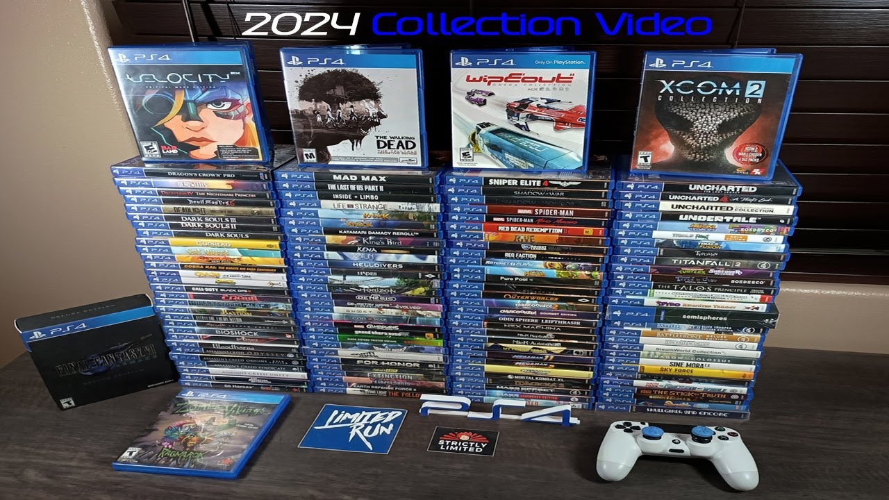 PS4 Collection Video  2024 Part 1 With 122 Games Total!!