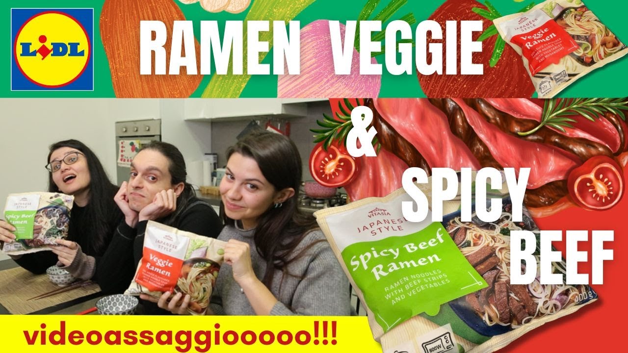 Assaggio ramen surgelato Vitasia veggie e spicy beef