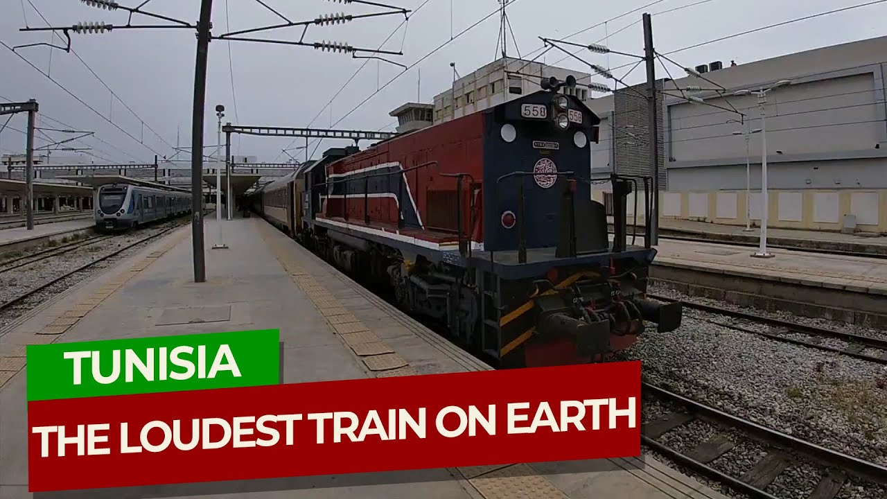 Cross Country by TRAIN in TUNISIA! | Drawyah Vlogs