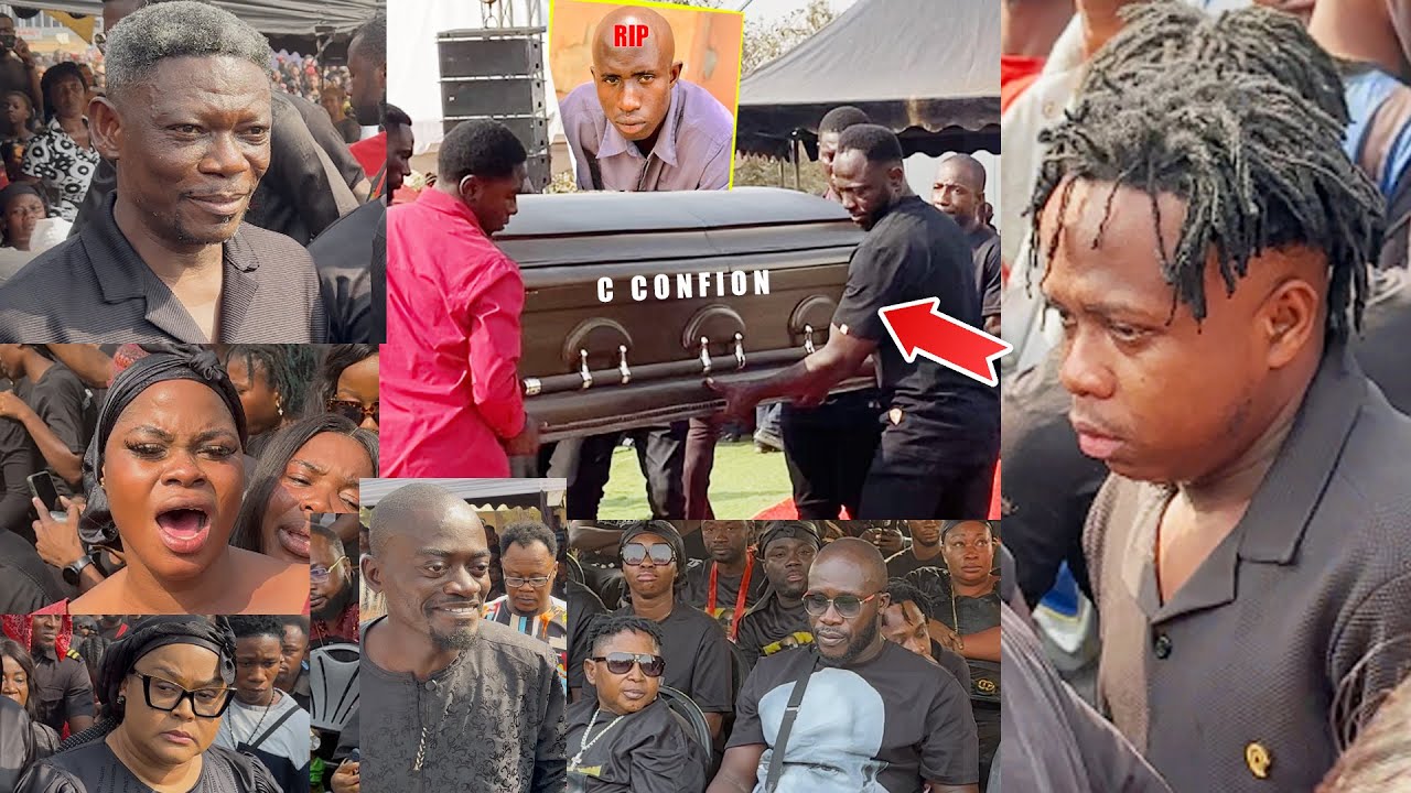 Kyekyeku made everyone cry as they brought C Confion's Body To Grounds, Agya Koo, Dr likee