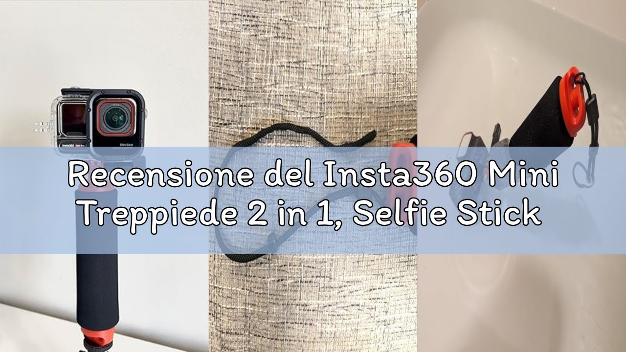 Recensione del Insta360 Mini Treppiede 2 in 1, Selfie Stick Leggero con Treppiede, Compatibile con i
