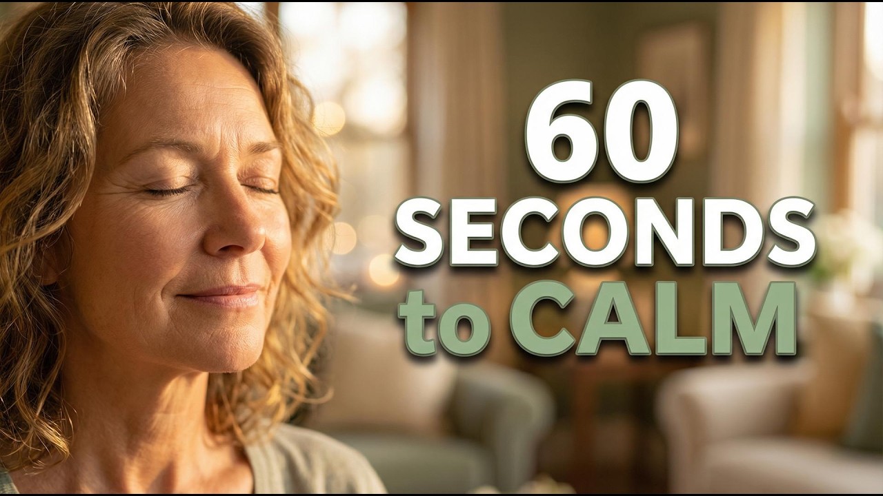У вас есть всего 60 секунд, чтобы успокоить нервную систему.