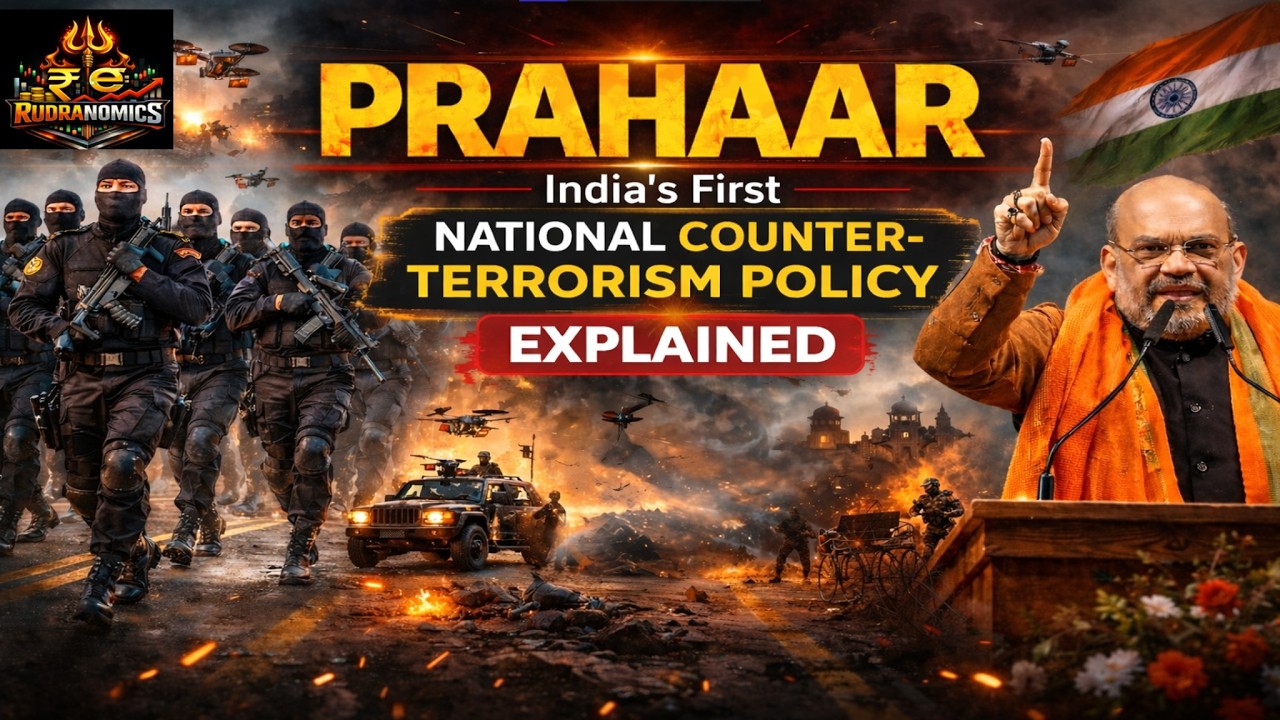 India's First Anti Terrorism Policy - PRAHAAR || Detailed Explanation | Internal Security | UPSC IAS