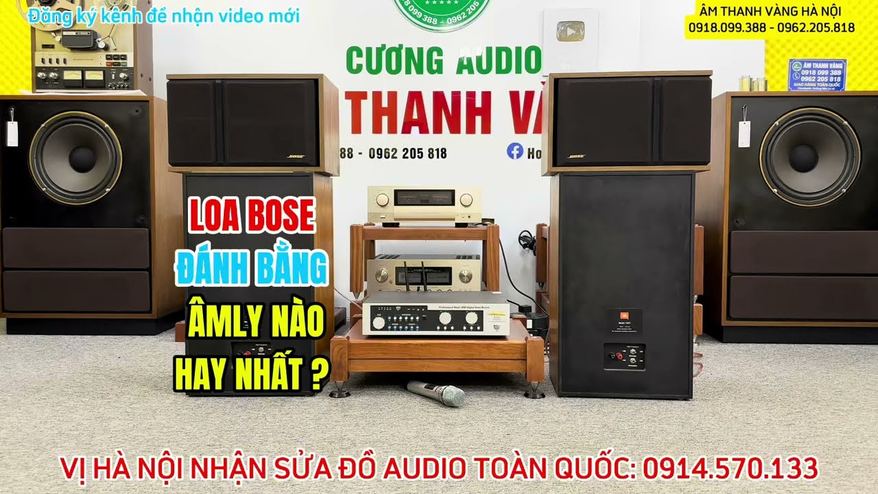 LOA BOSE, ĐÁNH ÂMLY NÀO HAY NHẤT ?