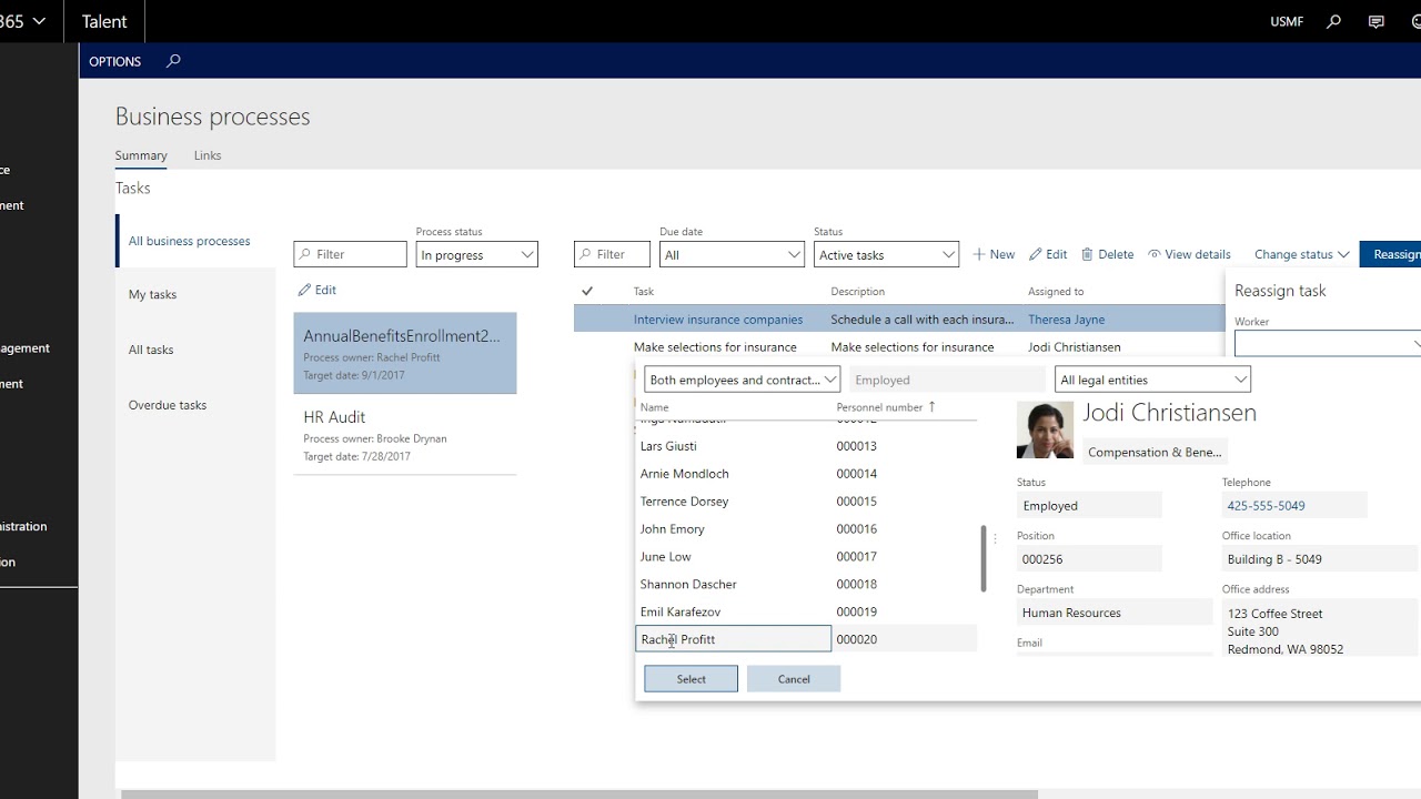 11 Reassign Tasks Demo