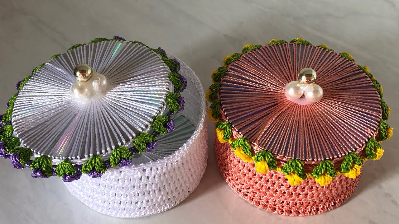 Cestinha porta jóias,fácil e rápida de fazer🥰🥰