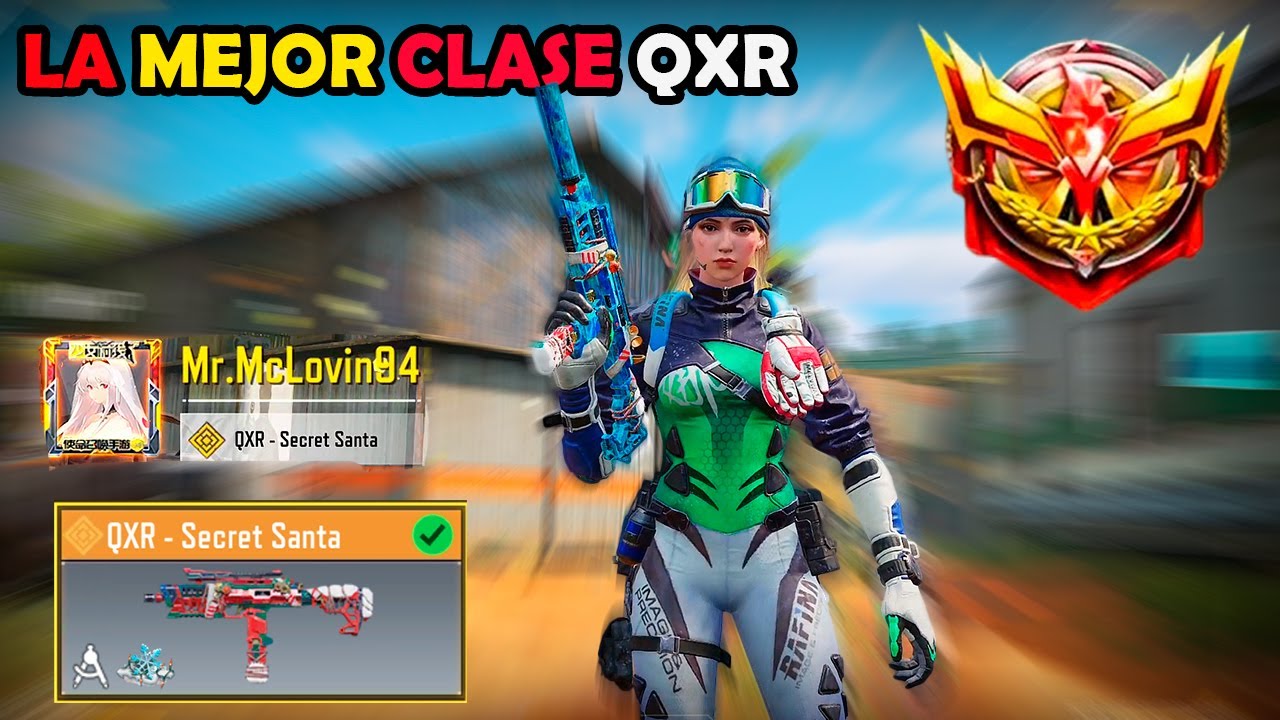 La MEJOR clase de QXR para Ranked en COD Mobile | Sube de rango fácil