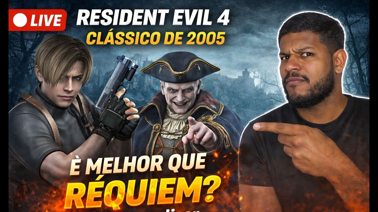 FINAL DE GAMEPLAY - RESIDENT 4 CLÁSSICO É MELHOR QUE O RÉQUIEM? 😨 RUMO AOS 1500 INSCRITOS 🚨