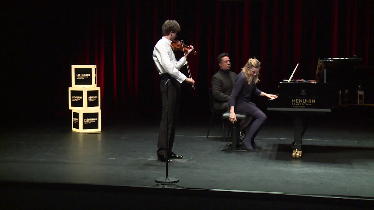 JULIAN WALDER / Menuhin Competition 2018, Senior first rounds - day 1