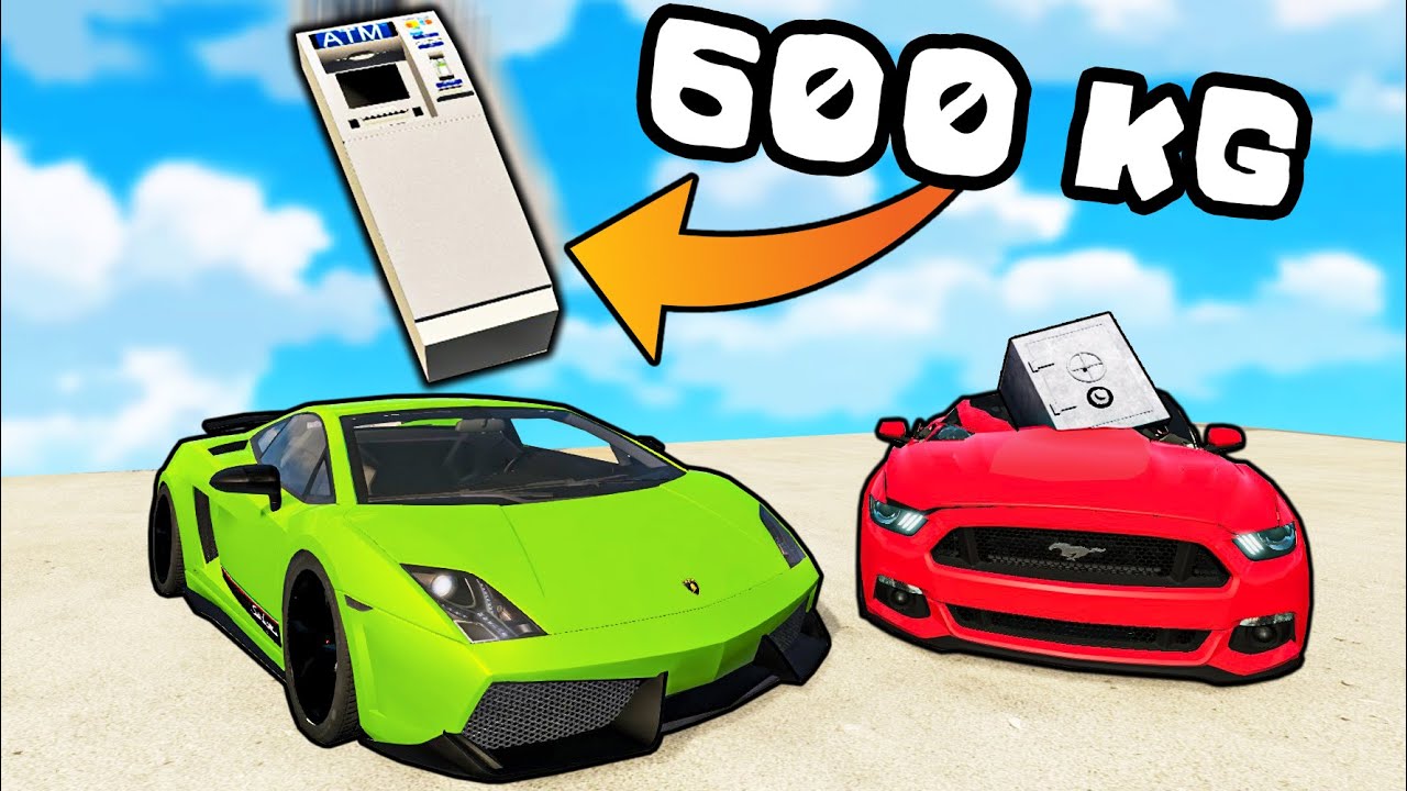 ❄️ ZRZUCAM RZECZY ZE 100M NA SUPERSAMOCHODY | BeamNG Drive |