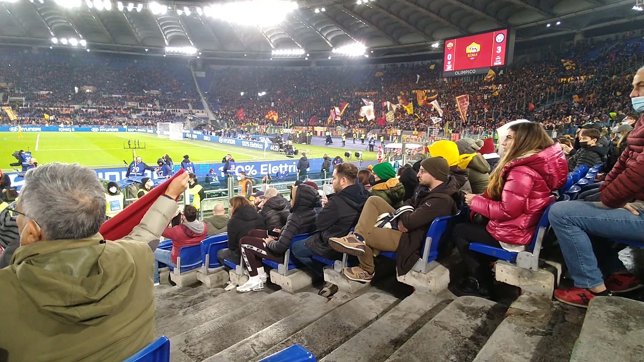 Roma-inter 0-3 (4.12.2021): Incredible Curva Sud