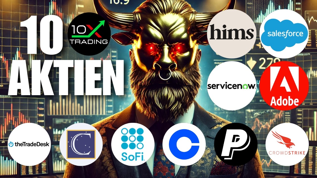 🚨 10 AKTIEN 🕵🏼 HIMS Salesforce ServiceNow Adobe Crowdstrike Paypal Coinbase SoFi CSU TradeDesk