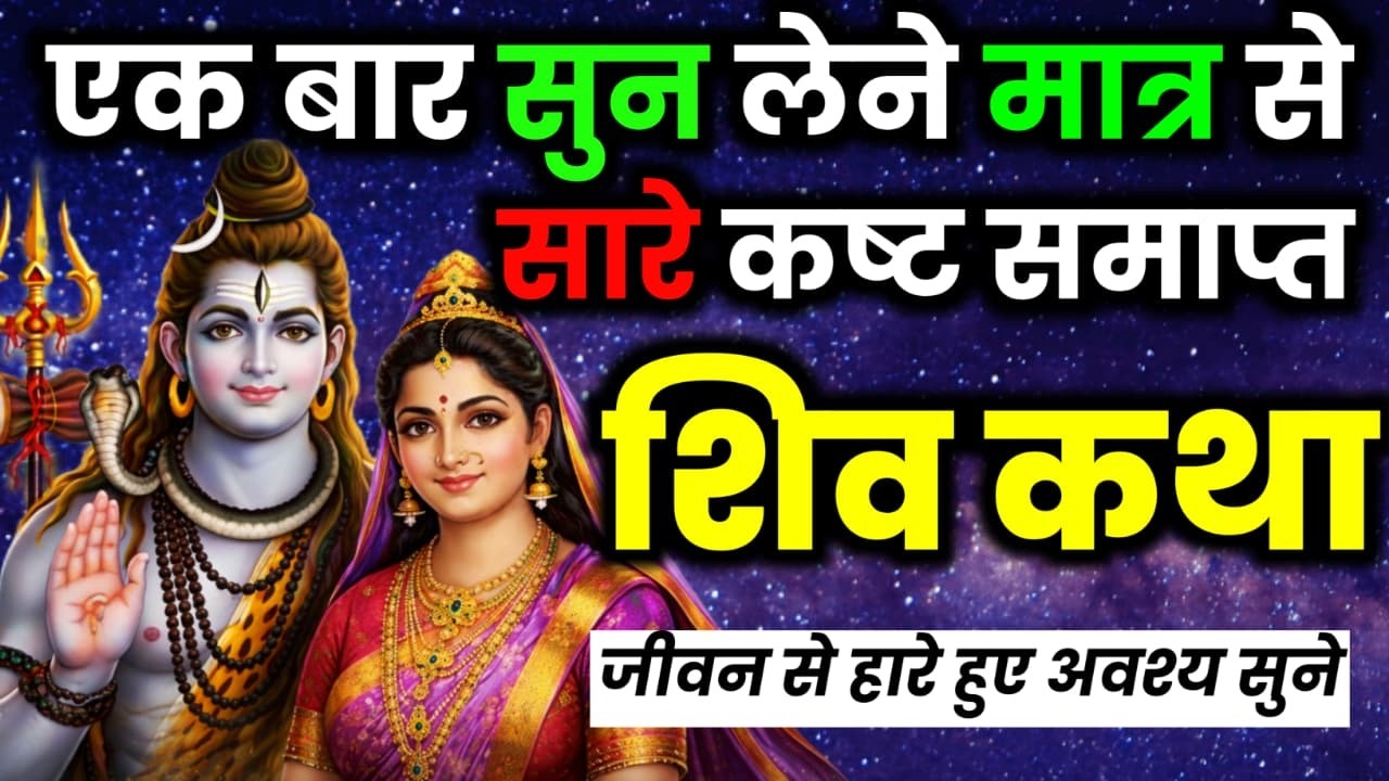 जीवन से हारे हुए जरूर सुनें | Shiv Katha | Lord Shiva Motivation