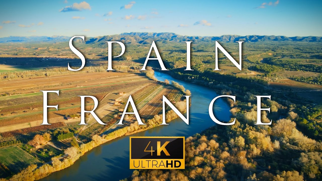 Évasion Aérienne 4K : Splendeurs de l'Espagne et de la France