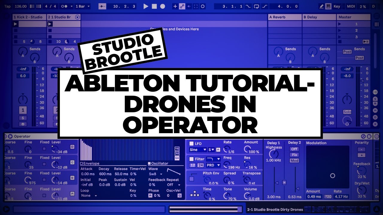 Ableton Tutorial: Ambient Drones in Operator  - with free Ableton Rack