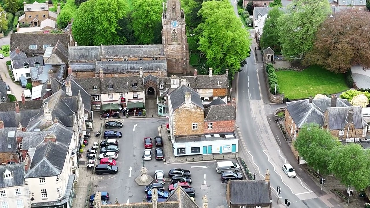 Uppingham from the air