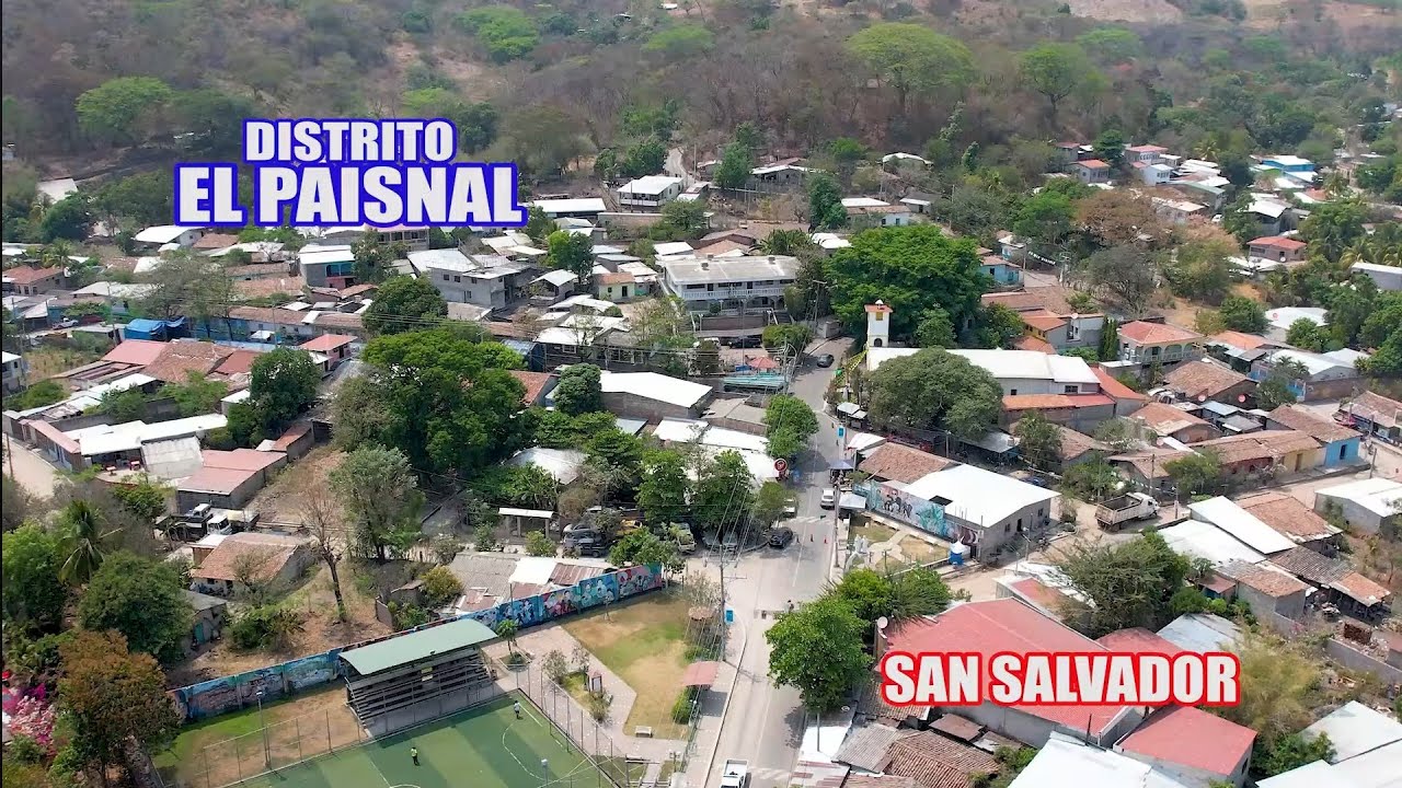 Municipio El Paisnal en San Salvador, El Salvador, Calles Principales.