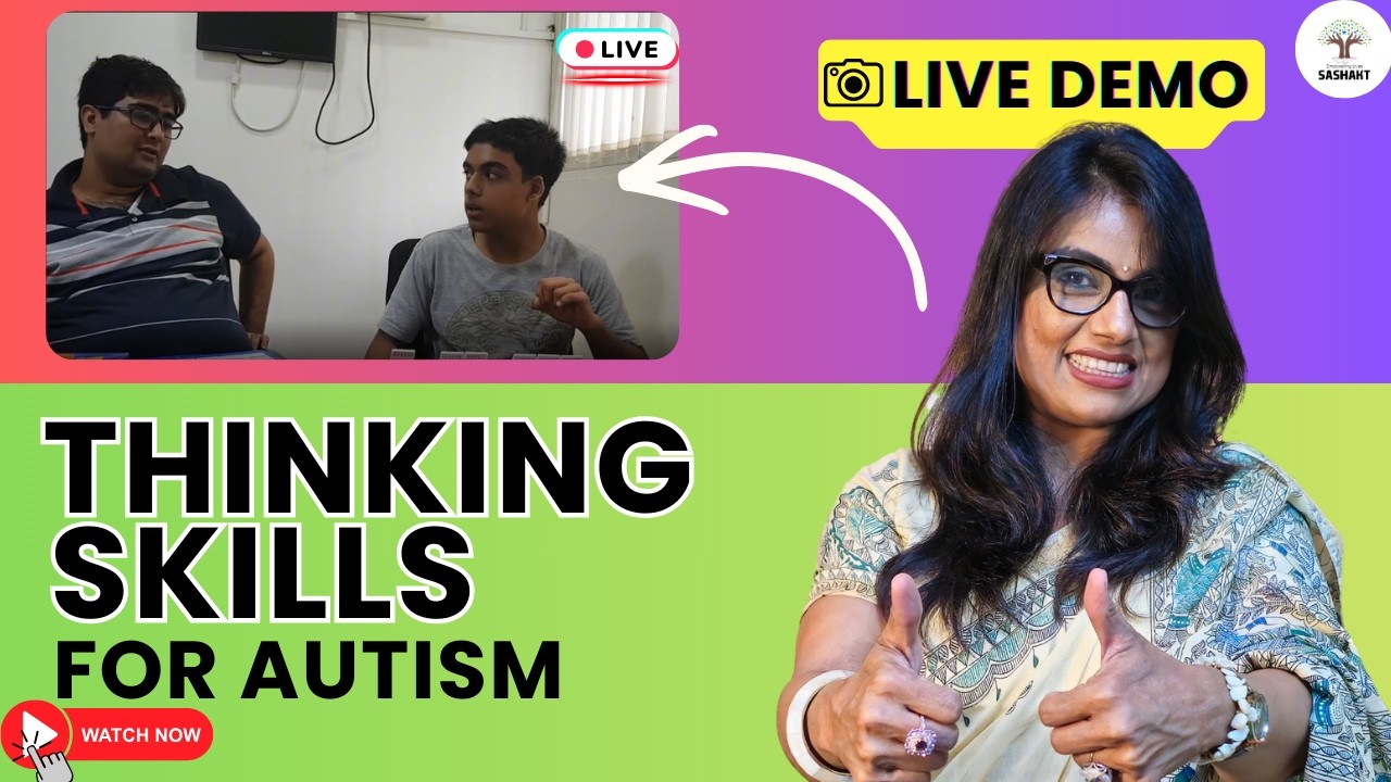 How to Teach Thinking Skills to Autistic Child - Live Demo #autismcoachrajni #autisticchild #live