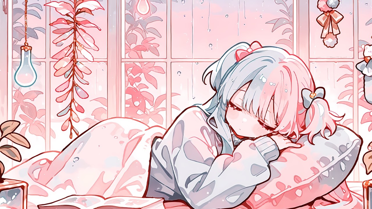 🎀 Cute LOFI Playlist for Rainy Days 🎵 Cozy Music to Relax & Read