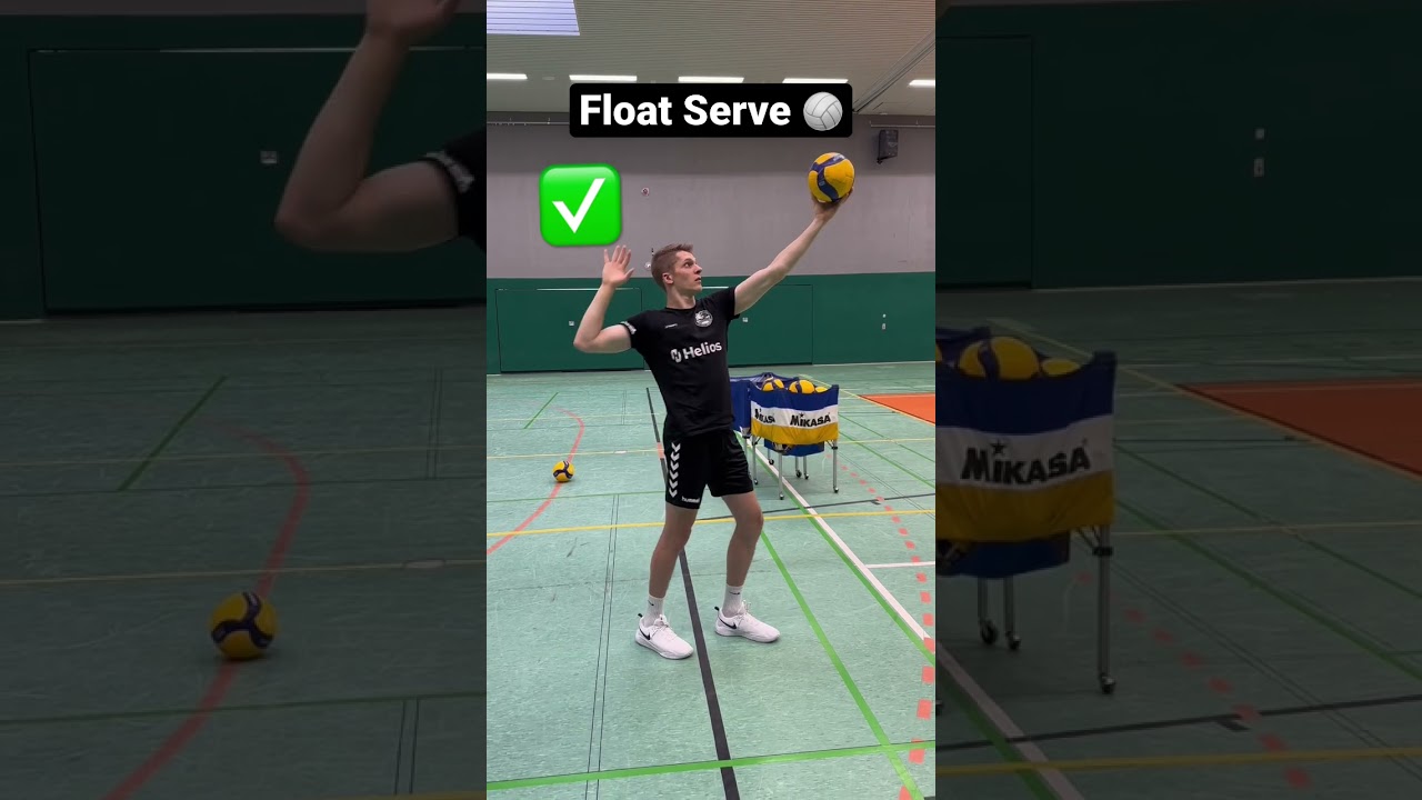 How to Float Serve in Volleyball 🏐✅ #volleyball