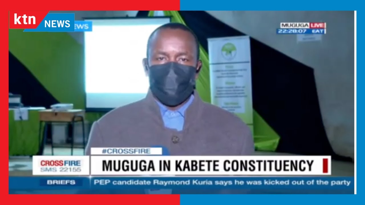 Happening Now: Jubilee candidate in Muguga by-election currently on the lead as tallying continues