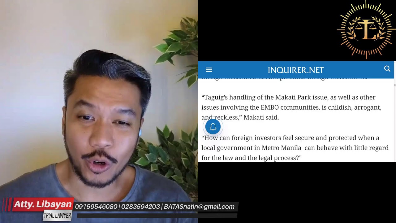 MAKATI VS TAGUIG SA PARK ISSUE