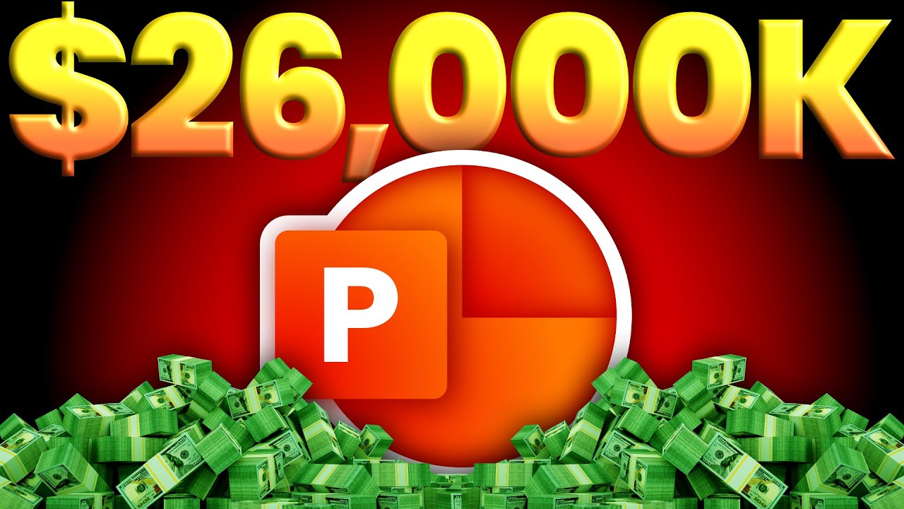 Как заработать 26 000 долларов в месяц с помощью PowerPoint в 2024 году! 💵
