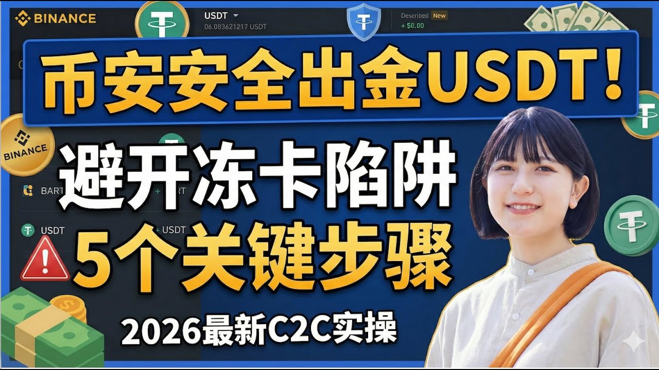 币安出金教程：新手如何安全卖出USDT？避开冻卡陷阱的5个关键步骤（2026最新C2C实操）