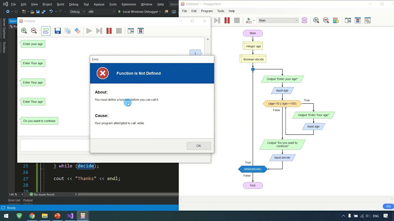 11  Applying Loop on Flowgorithm