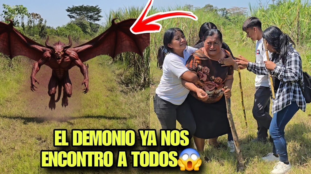 DAYANA Llamo Al Tio, El Demonio Ya Los Había Encontrado En El Cañal Embrujado😱