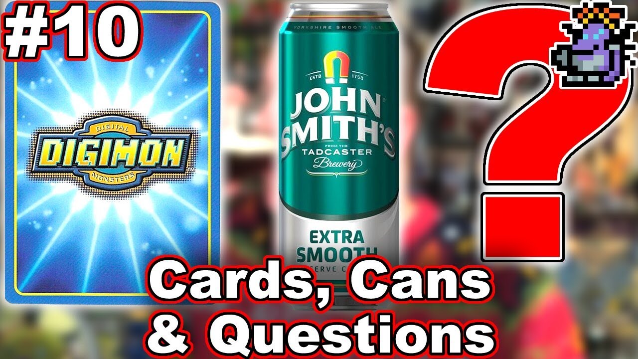 Cards, Cans & Questions! #10 Digi-Battle Cards! (Digimon Card Game) #Digimon