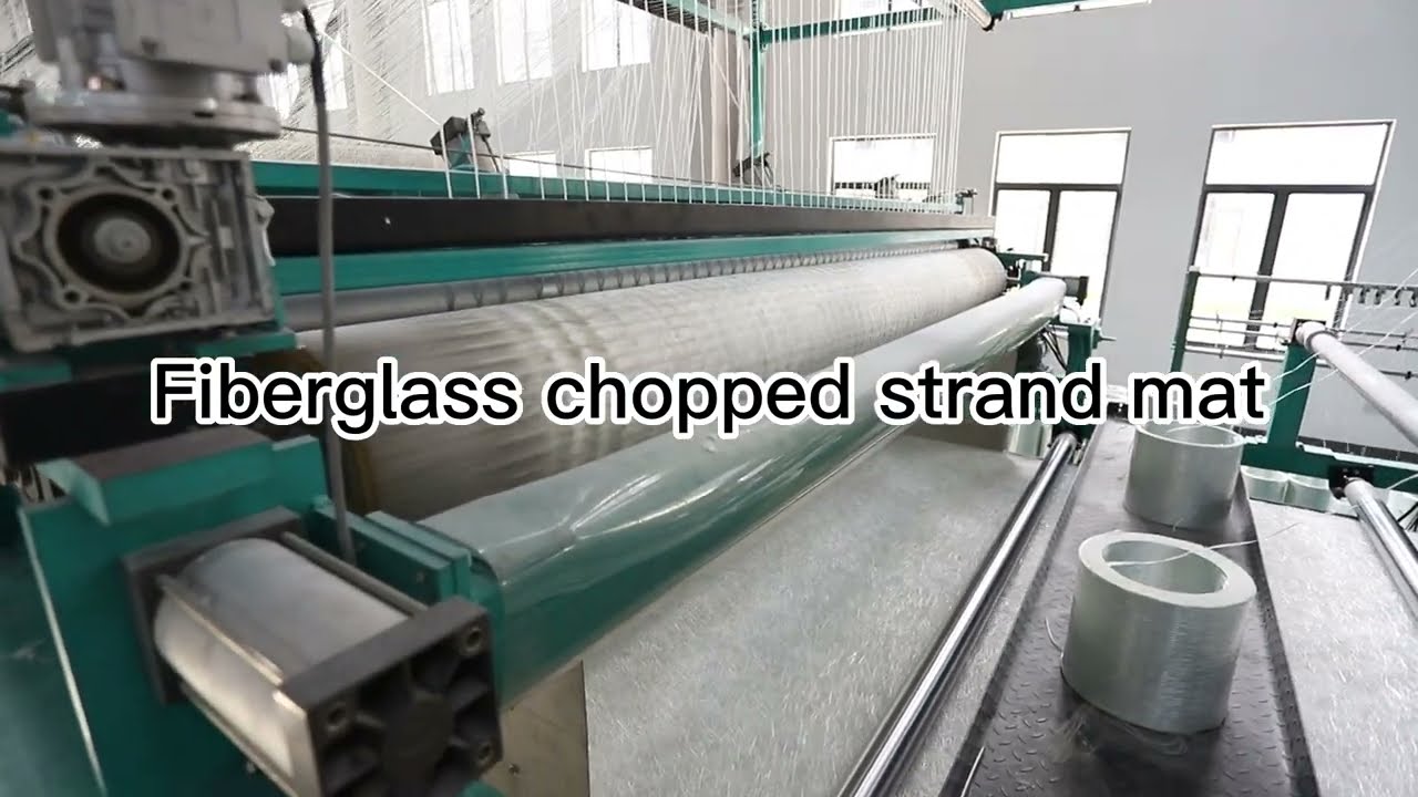 You won't believe how fiberglass chopped strand mat is made!