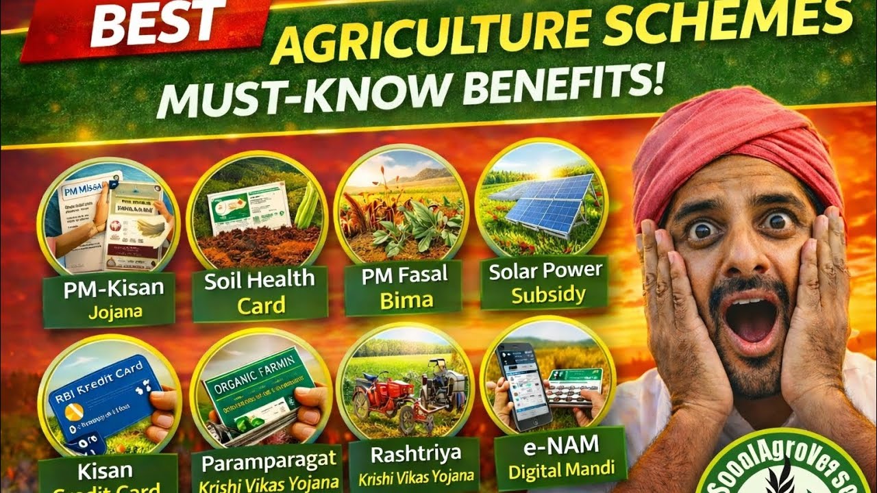 🚨 Most Important Agriculture Schemes| “💸 Farming Subsidies & Govt Schemes | #agriculturescheme 