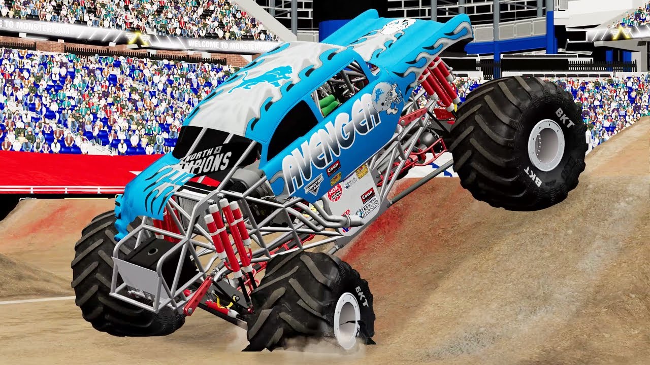 20 Truck Detroit 2024 Freestyle - BeamNG.Drive Monster Jam
