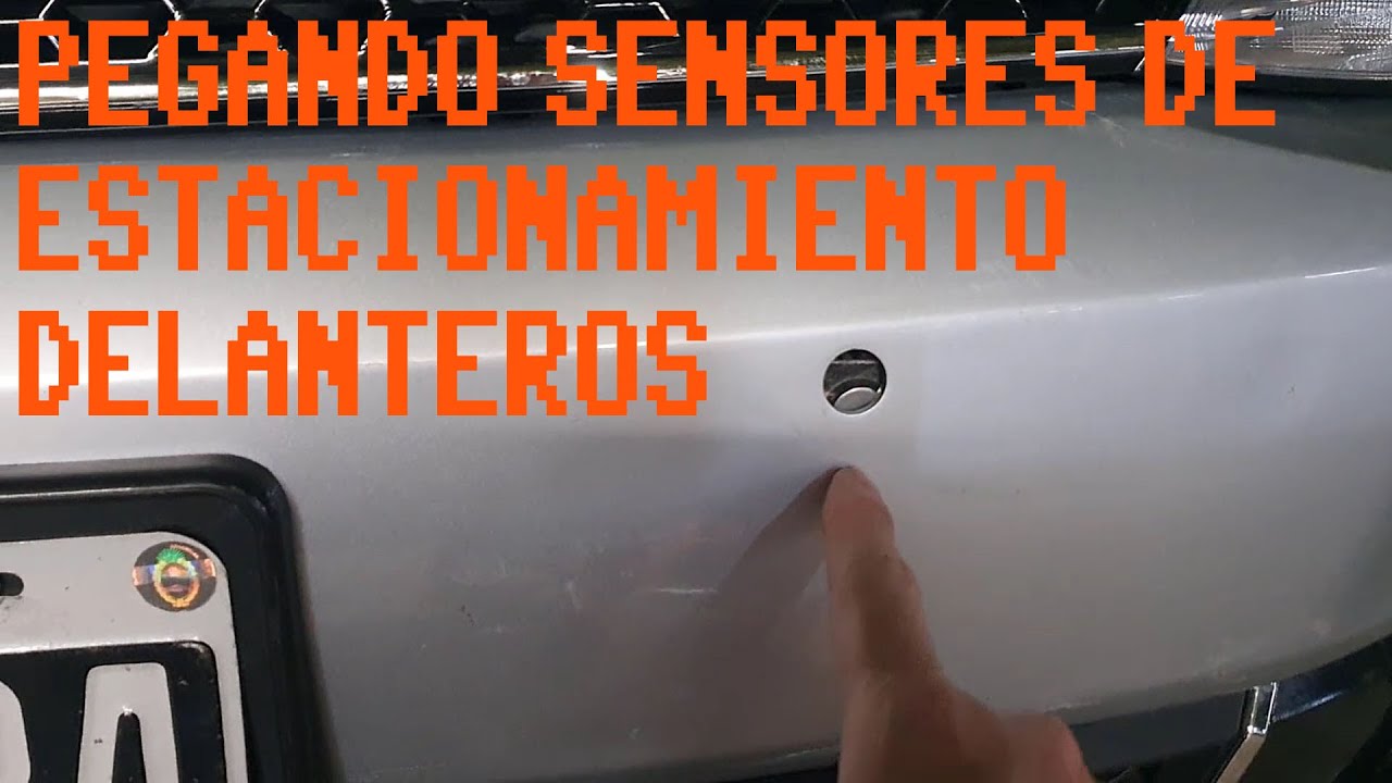VW Car Pegando Sensores Delanteros / Gluing Front Parking Sensors