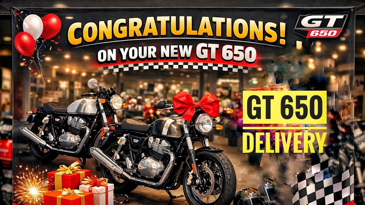 Gt 650 delivery || New mode  gt650 2026 mode || Royal Enfield continental GT 650 