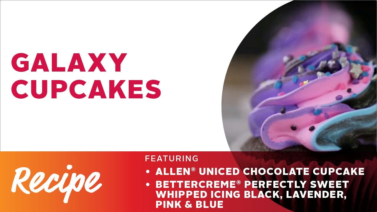 Rich Products Galaxy Cupcakes Recipe Video