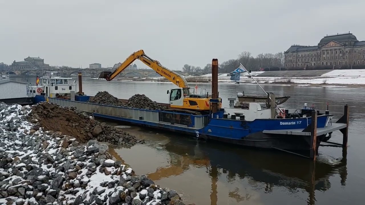 Die letzten Steine am Terrassenufer werden endlich abtransportiert | Carolabrücke Update 28.1.26