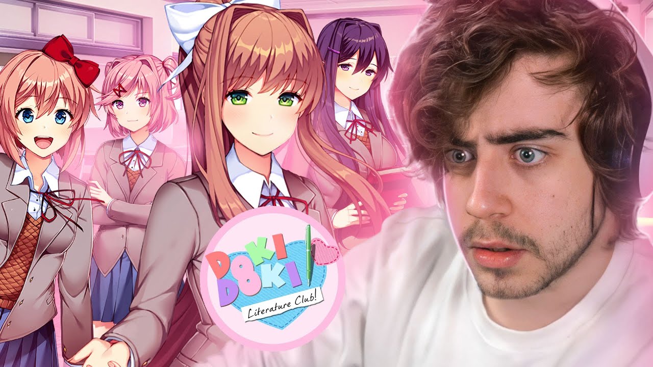 cellbit jogando DOKI DOKI LITERATURE CLUB (COMPLETO)