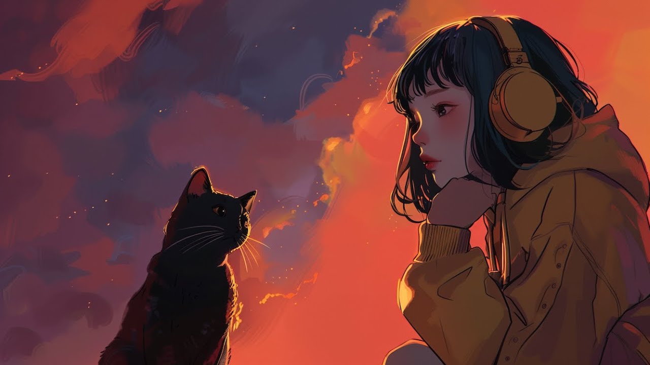 Listen to this if your heart feels heavy 🖤 calming lofi to breathe again