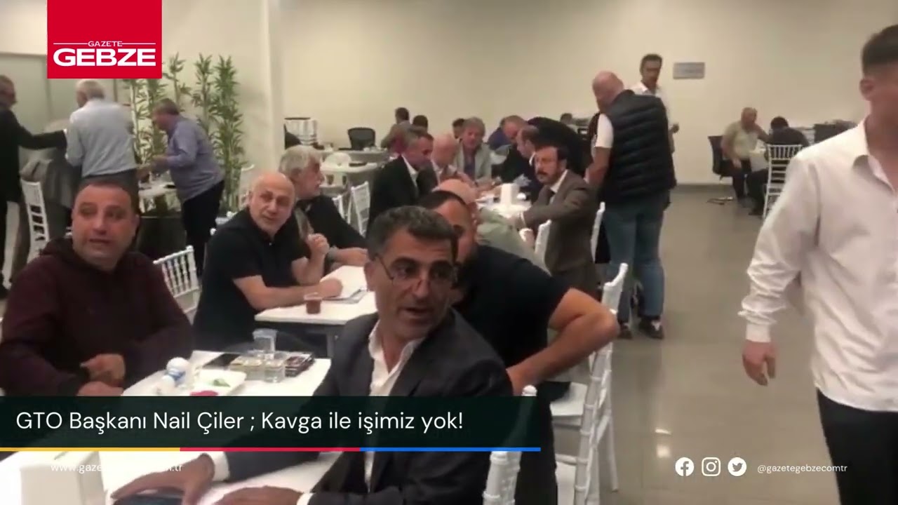 GTO Başkanı Nail &Ccedil;iler; Kavga ile işimiz yok!