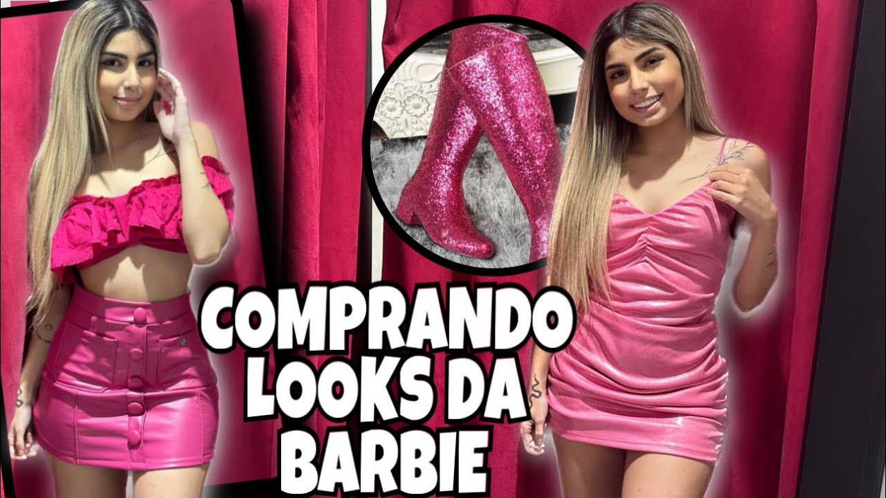 COMPRANDO LOOKS DA BARBIE PARA ASSISTIR O FILME!