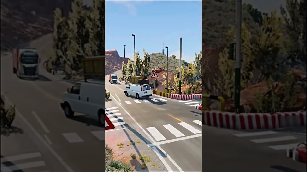 Realistic Highway Car Crashes 