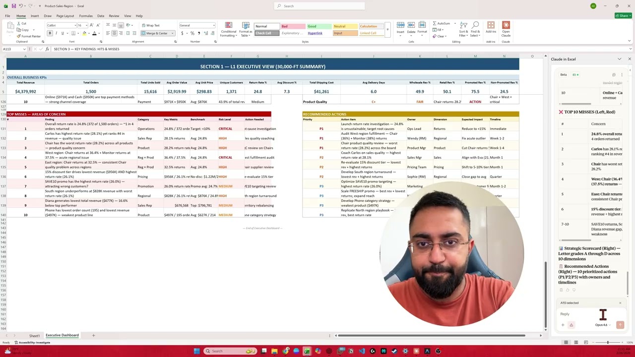 How to automate Excel with AI