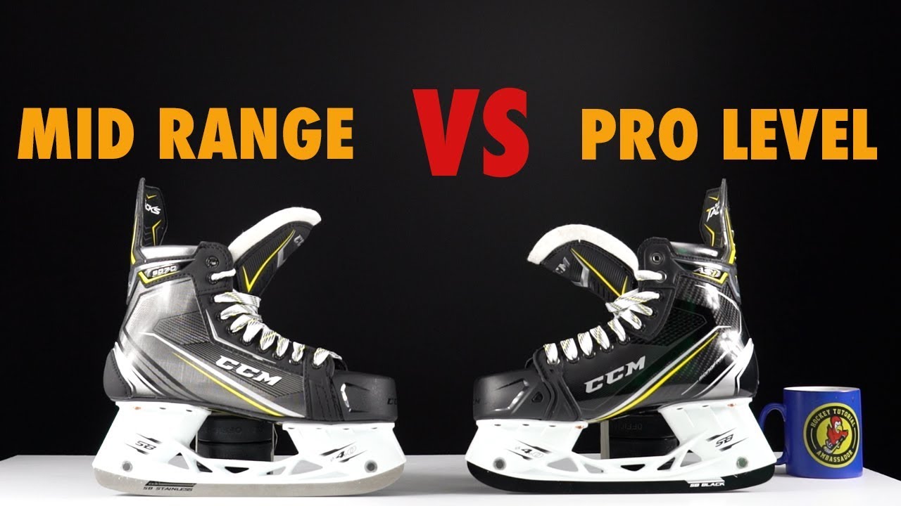 Mid range vs Top Pro Level hockey skates comparison - What is the difference