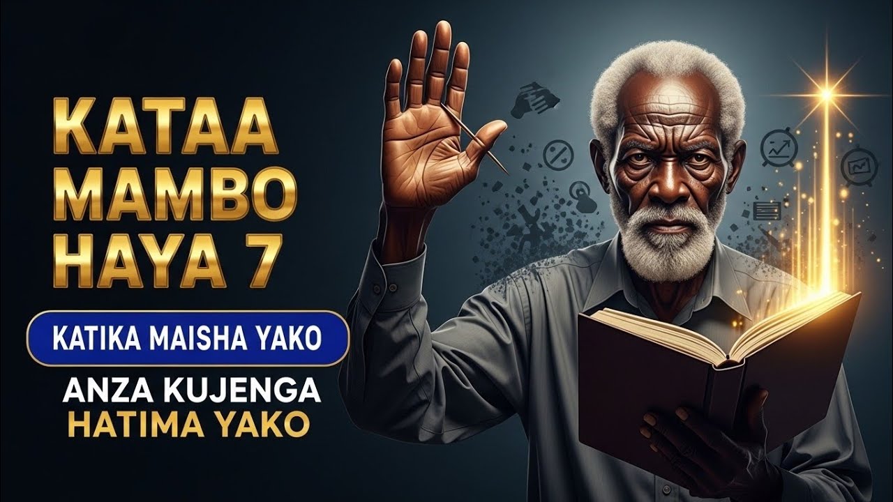 KATAA MAMBO HAYA 7 KATIKA MAISHA YAKO NA ANZA KUJENGA HATIMA YAKO